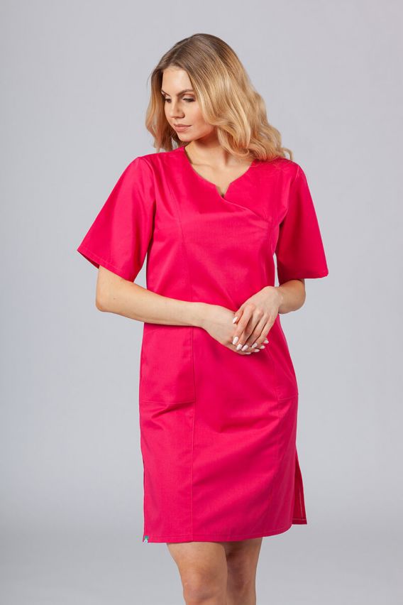 Lékařské klasické šaty Sunrise Uniforms malinové-1