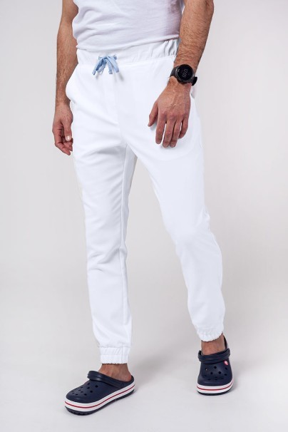 Pánské kalhoty Sunrise Uniforms Premium Select bílé-1