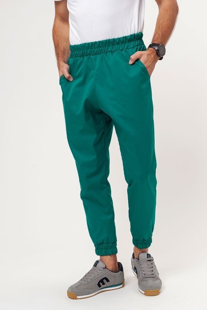 Pánské lékařské kalhoty Sunrise Easy FRESH jogger zelené-1