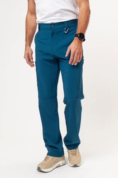 Pánské lékařské kalhoty Cherokee Infinity Men Fly karaibsky modré-1
