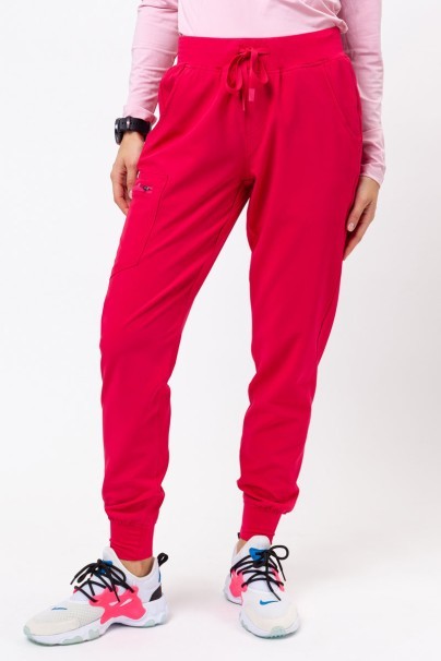 Dámské lékařské kalhoty Uniforms World 309TS™ Valiant malinové-1