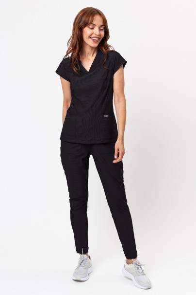 Dámská lékařská souprava Maevn Embrace (halena Zoe, kalhoty Mia) černá-1