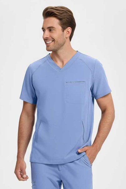 Pánská lékařská halena Healing Hands Steven klasicky modrá-1