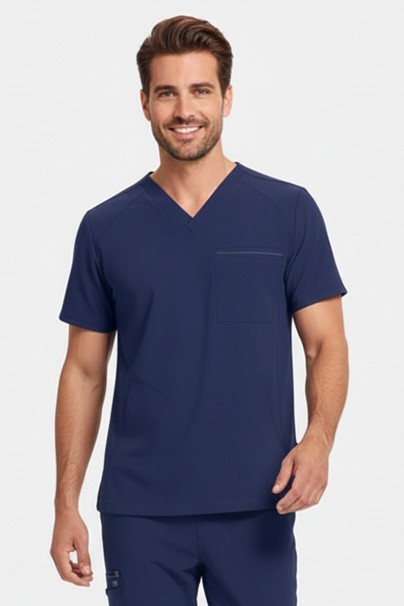 Pánská lékařská halena Healing Hands Steven námořnická modř-1