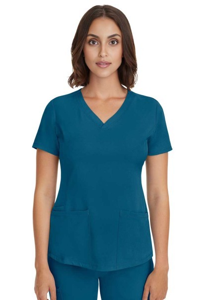 Dámská lékařská halena Healing Hands Monica V-neck karaibsky modrá-1