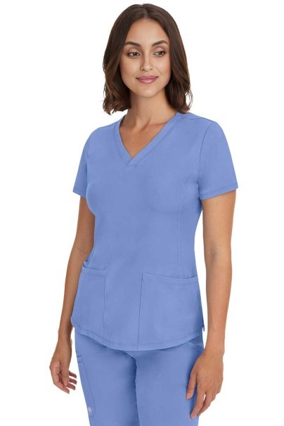 Dámská lékařská halena Healing Hands Monica V-neck klasicky modrá-1