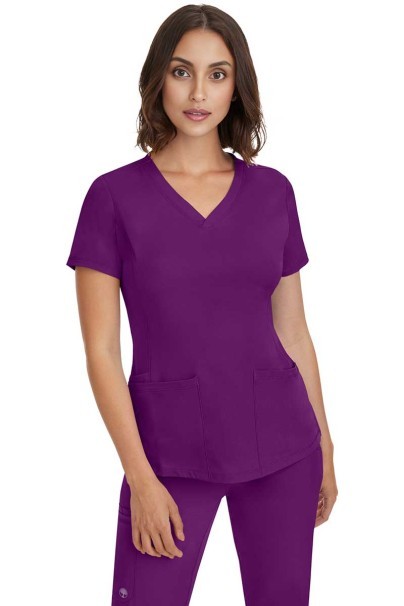 Dámská lékařská halena Healing Hands Monica V-neck lilková-1