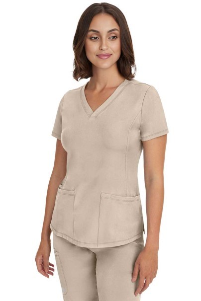 Dámská lékařská halena Healing Hands Monica V-neck bežová-1