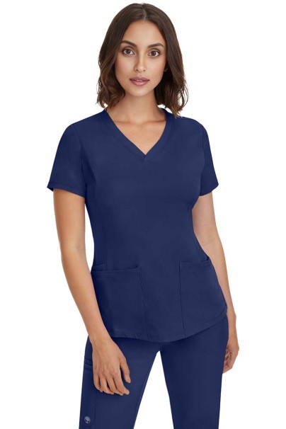 Dámská lékařská halena Healing Hands Monica V-neck námořnická modř-1