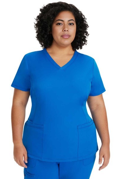 Dámská lékařská halena Healing Hands Monica V-neck královsky modrá-1