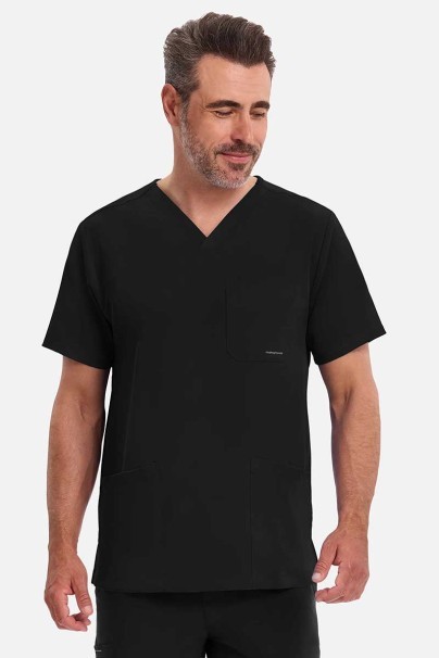 Pánská lékařská halena Healing Hands Matthew V-neck černá-1