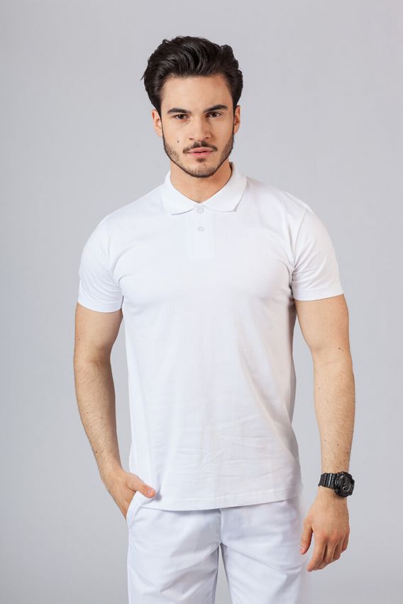 Pánské Polo tričko bílé-1