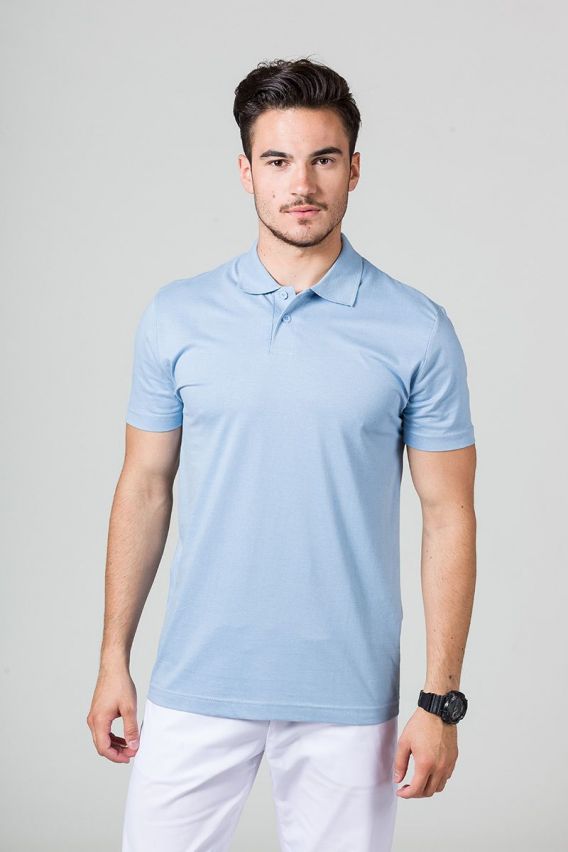 Pánské Polo Malfini Single Jersey modré-1