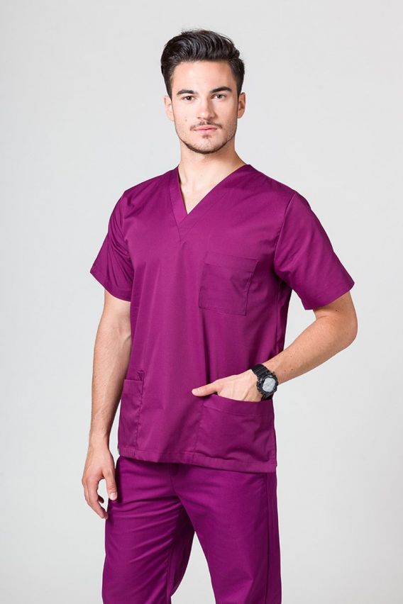 Pánská lékařská halena Sunrise Uniforms lilková-1