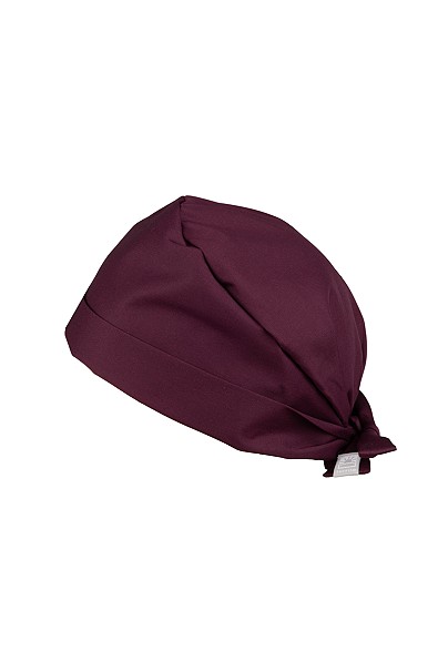 Lékařská čepice Sunrise Uniforms Fresh burgundová (zavinovací)