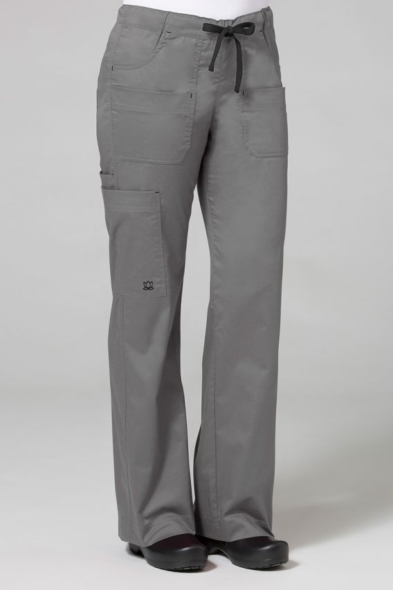 Lékařské kalhoty Maevn Blossom (elastic) šedé-1
