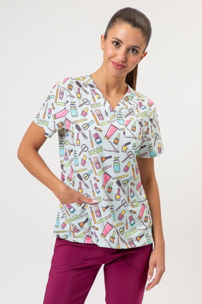 Dámská lékařská halena Sunrise Uniforms Prints Beauty Boost-1