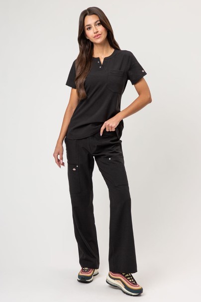 Dámská lékařská souprava Dickies EDS NXT (halena Round Neck, kalhoty Wide Leg) černá-1