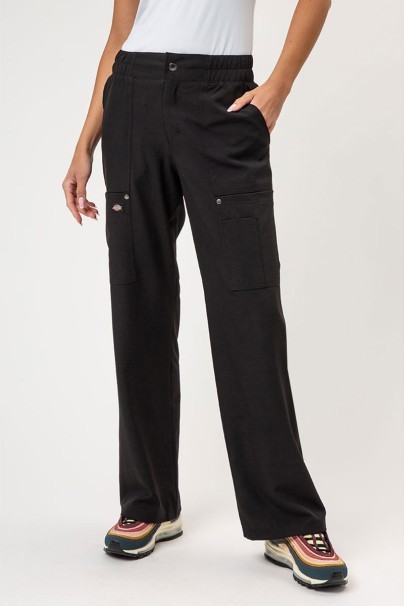 Dámské lékařské kalhoty Dickies EDS NXT Wide Leg černé-1