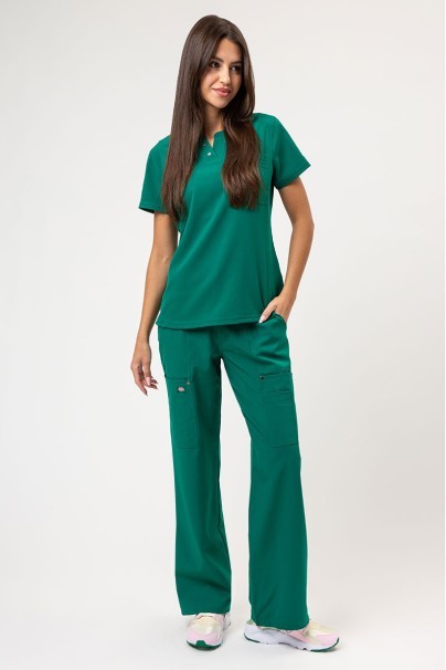 Dámská lékařská souprava Dickies EDS NXT (halena Round Neck, kalhoty Wide Leg) zelená-1