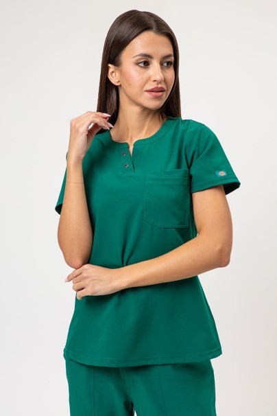 Dámská lékařská halena Dickies EDS NXT Round Neck zelená-1