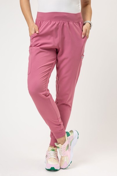 Dámské lékařské kalhoty Maevn Momentum jogger pastelově růžové-1