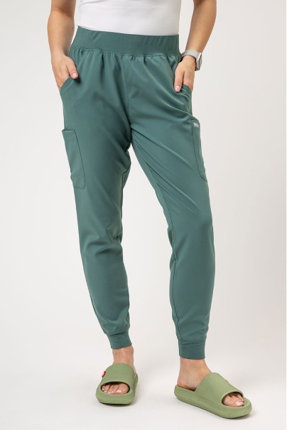 Dámské lékařské kalhoty Maevn Momentum jogger pastelově zelené-1
