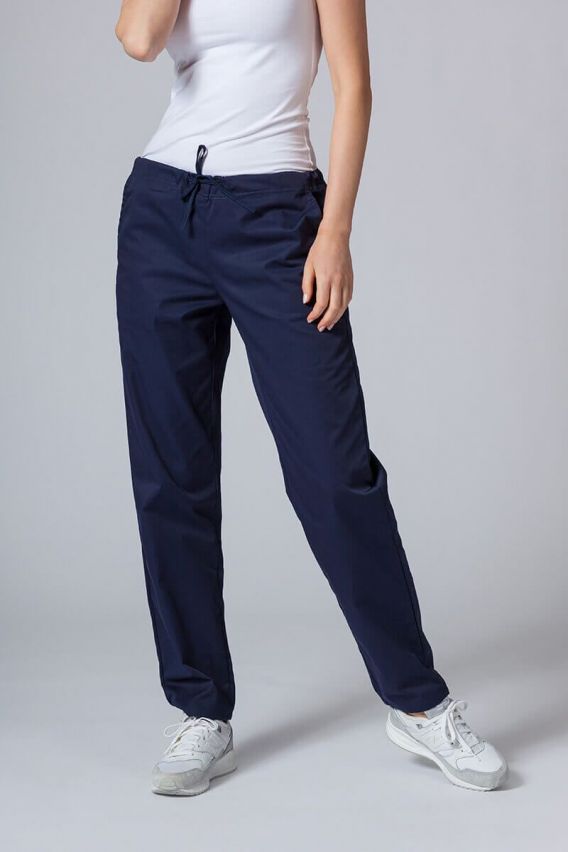 Dámské lékařské kalhoty Sunrise Uniforms Basic Regular námořnická modř-1