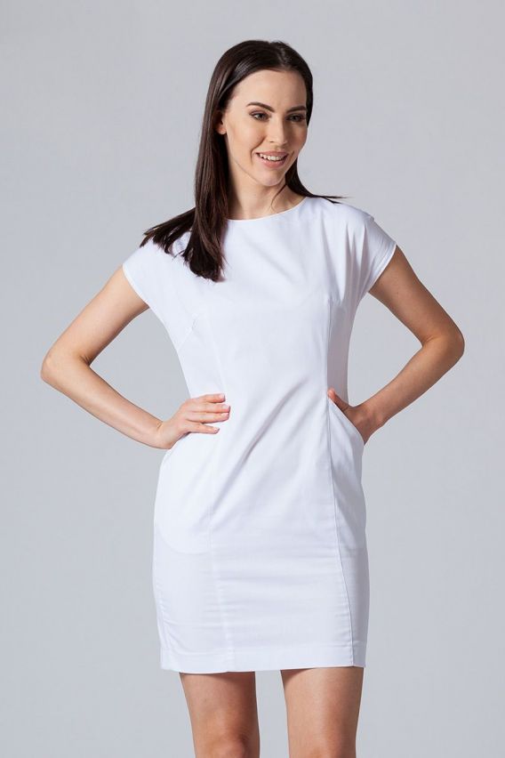 Lékařské šaty Sunrise Uniforms Elite bílé-1
