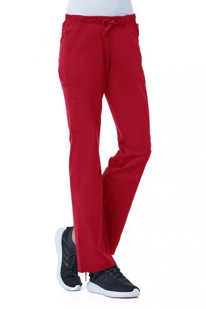 Lékařské kalhoty Maevn Blossom (elastic) červené-1