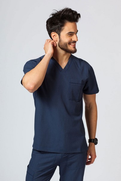 Pánská halena Maevn Matrix Pro Men tmavě modrá denim-1