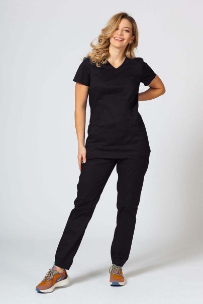 Lékařská souprava Sunrise Uniforms Active II (halena Fit, kalhoty Loose) černá-1