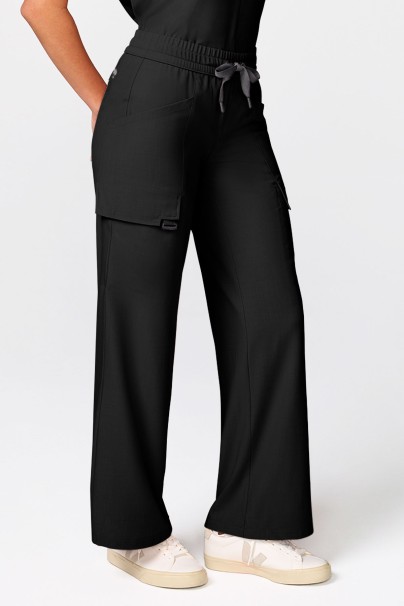 Dámské zdravotnické kalhoty Healing Hands Quest Wide Leg Petite černé