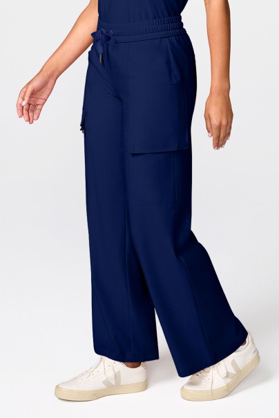 Dámské zdravotnické kalhoty Healing Hands Quest Wide Leg Petite námořnická modř