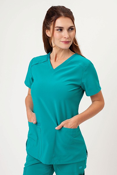 Dámská lékařská halena Dickies EDS Essentials V-Neck mořsky modrá