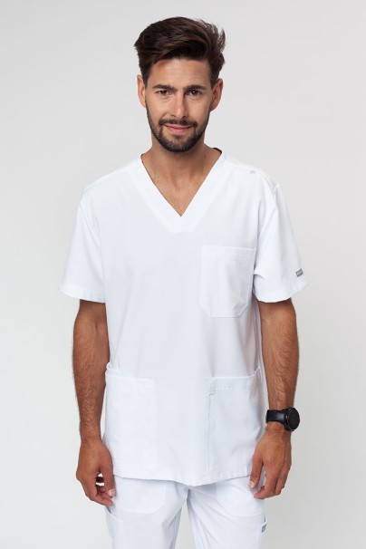 Pánská lékařská halena Maevn Momentum Men V-neck bílá-1