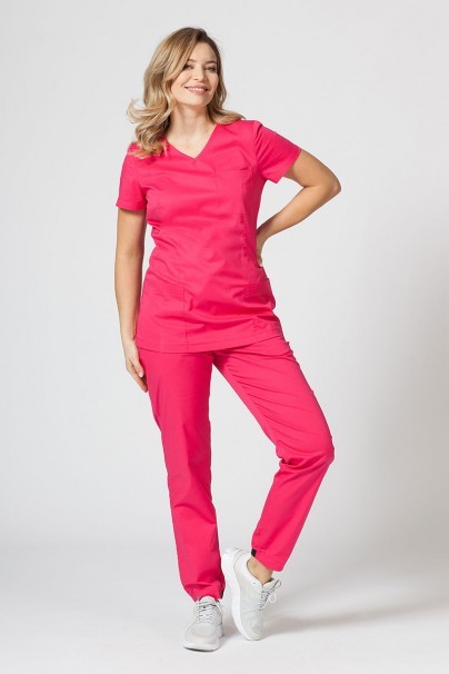 Lékařská souprava Sunrise Uniforms Active II (halena Fit, kalhoty Loose) malinová-1