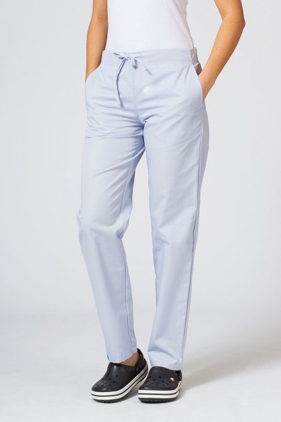 Dámské lékařské kalhoty Sunrise Uniforms Basic Regular světle šedé-1