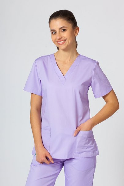 Lékařská dámská halena Sunrise Uniforms Basic Light levandulová-1