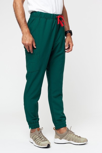 Lékařské kalhoty Sunrise Uniforms Premium Select tmavě zelené-1