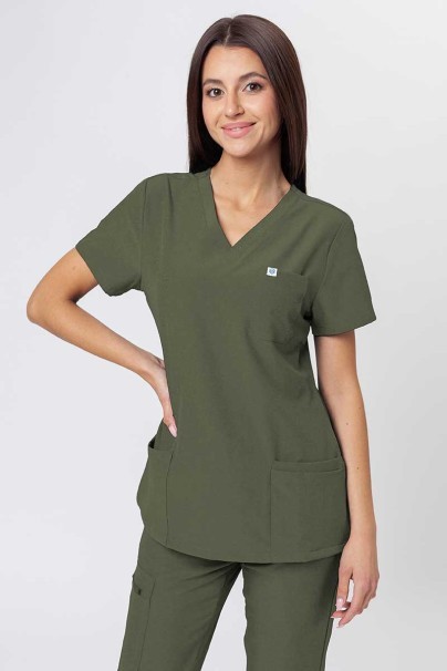 Dámská lékařská halena Uniforms World 309TS™ Valiant olivková-1
