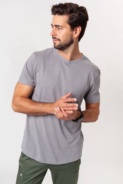 Pánské tričko Malfini Origin (standard GOTS - organická bavlna) šedá-1
