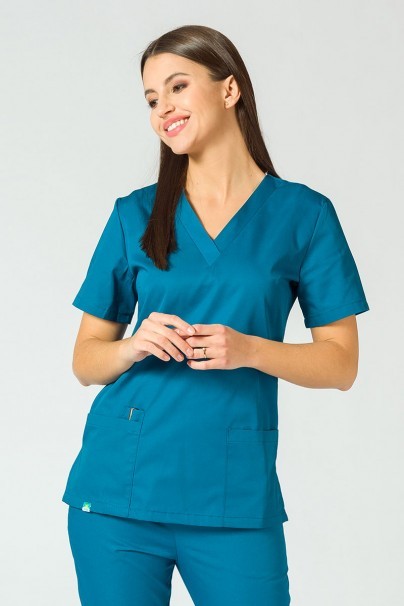 Lékařská halena Sunrise Uniforms karaibsky modrá PROMO-1
