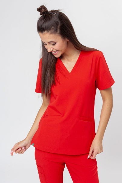 Lékařská halena Sunrise Uniforms Premium Joy šťavnatá červená-1