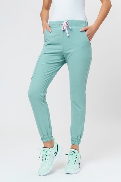 Lékařské kalhoty Sunrise Uniforms Premium Chill jogger aqua-1