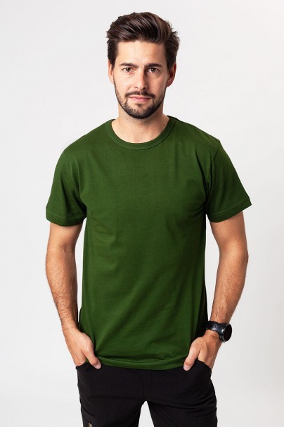 Pánské tričko Malfini Resist (teplota praní 60°-95°) tmavě zelené-1