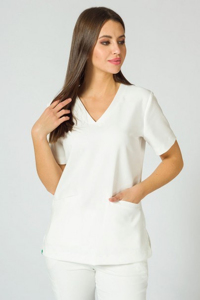 Lékařská halena Sunrise Uniforms Premium Joy ecru-1