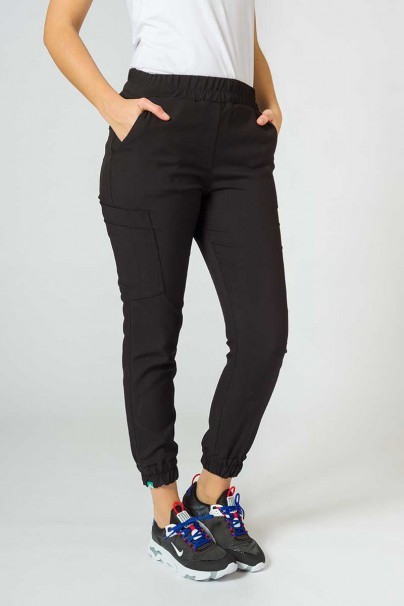 Dámské kalhoty Sunrise Uniforms Premium Chill jogger černé-1