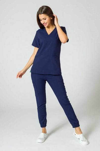 Lékařská souprava Sunrise Uniforms Premium (halena Joy, kalhoty Chill) námořnická modř-1