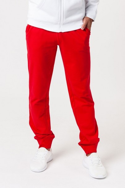 Pánské teplákové kalhoty Malfini Rest červené-1